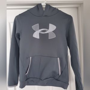 Under Armour youth gray hoddie sz YXL